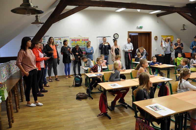 Hurá do školy - 3. září 2018 ve veleňské škole – fotografie 2