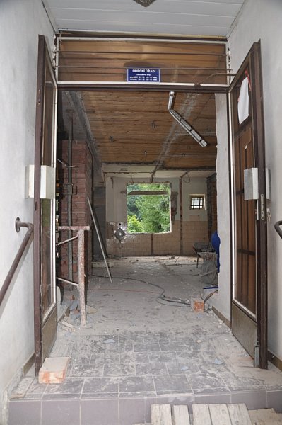 Rekonstrukce MŠ Veleň, stav ke dni 15.7.2013 – fotografie 8